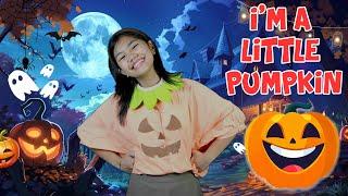 I'M A LITTLE PUMPKIN with Lyrics and Actions | Halloween Songs for Kids