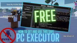 How to exploit on Roblox! (product) pc executor Zorara fully Working (byfron bypass) hacks