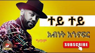 Abnet agonafir_tey tey|አብነት አጎናፍር_ተይ ተይ_New ethiopian music lyrics 2023