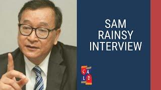 Sam Rainsy Interview on SRP-HRP Merger