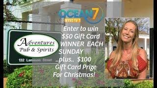 Adventures Pub Ocean 7 TV Christmas contest