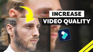 How to INCREASE VIDEO QUALITY On Filmora 13