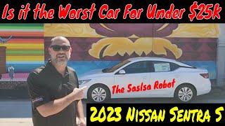 2023 Nissan Sentra S Review | In-Depth Walkaround of Affordable Compact Sedan #TheSalsaRobot