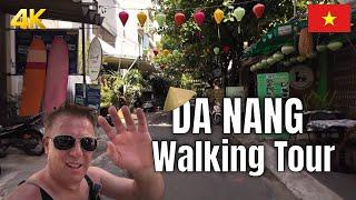 Da Nang - Vietnam - Where is everybody? - These Streets Are Empty - 4K Walking Tour 60FPS