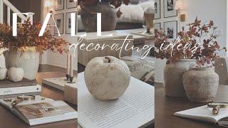 Fall Coffee Table Styling Ideas || Fall Decorate With Me 2024