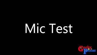 Mic Test