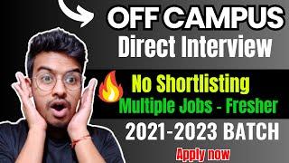 Biggest Hiring | Latest Off Campus Job Drive | 2021 | 2022 | 2023 Batch | Fresher | Kn Academy Jobs
