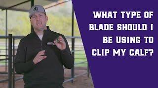 What Type of Blade Should I Use to Clip My Calf?