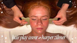 *New*  ASMR Hair Play & Scalp Massage with @harperzlimer