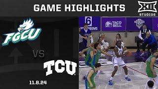 Florida Gulf Coast vs. TCU Game Highlights | 2024-25 Big 12 Men’s Basketball