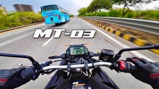 Yamaha MT-03 Top Speed 1st Gear To 5th