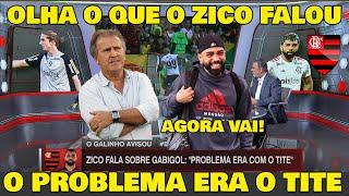 ZICO MANDOU A REAL SOBRE GABIGOL "O PROBLEMA ERA COM O TITE" COMENTARISTAS DIVERGEM!