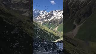 Waterfall. Elbrus region #shorts #breathtakingviews