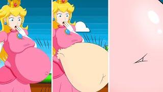 WAIT Princess Peach!! THIS IS TOO MUCH MILK!!! 