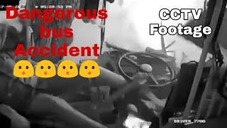 Dangerous live bus accident || CCTV Footage || Bus Lover Promit