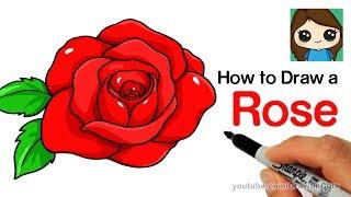 How to Draw a Rose step by step Easy