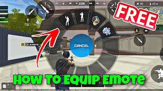 how to equip emote in indus mobile | how get free emote in indus game | how to use emote indus br