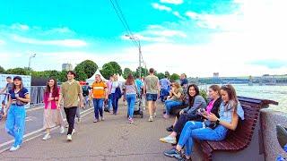 Walking tour - Russia, Moscow 4к - Gorky Park - HDR