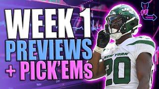 WEEK 1 PREVIEW - Top Matchups & Underdog Pick'ems - Dynasty Fantasy Football