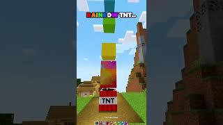 MINECRAFT : RAINBOW TNT  WAIT FOR IT..#minecraft #shorts