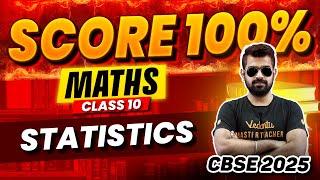 Statistics | Score 100% in Boards | Maths | Class 10 | CBSE 2025 | Shimon Sir