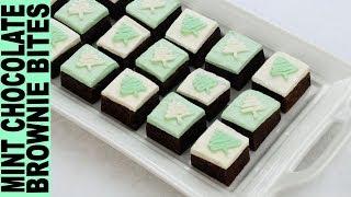 GLUTEN FREE BROWNIES The BEST MINT CHOCOLATE BROWNIE BITES Easy Gluten Free Recipes! GlutenFreeHabit