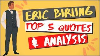 Eric Birling Quotes and Analysis