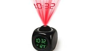 unboxing Digital clock. Projector clock.  how to set Alarm in digital clock.