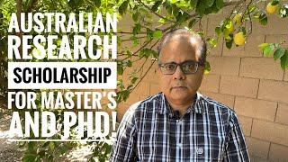 How to get scholarship for a Master's or PhD in Australia?