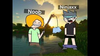 Ninjaxx et Nino pêche bizarrement | Short Animation