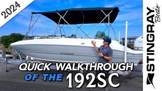 Stingray Boats 192SC Walkthrough - Jacksonville Marine