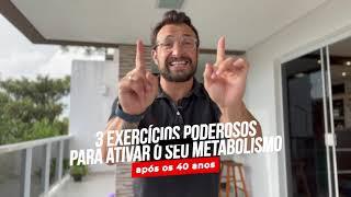 3 EXERCÍCIOS FACEIS PARA ATIVAR O SEU METABOLISMO APÓS OS 40 ANOS [TREINO EM CASA]