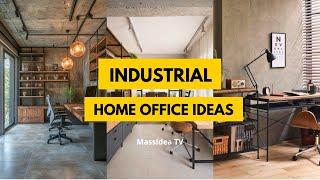 40+ Industrial Home Office Ideas for a Productive Workspace