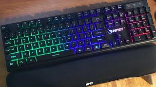 NPET K11 Wireless Gaming Keyboard Unboxing and Review | Rechargeable Keyboard | Mechanical Keyboard