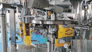 Snacks premade pouch machine, doypack filling machine, doypack machine, doypack packaging machine