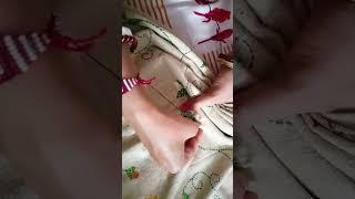 Hand Sewing Tutorial | Making a beautiful stole | Madhus Creative Corner