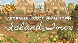 COZY SMALL TOWN ISLAND TOUR | Animal Crossing New Horizons