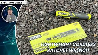 Ryobi 4V Cordless 1/4' Ratchet Wrench // RR14W4-120G // Review