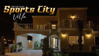 Inside 350 Sq Yards Sportscity Furnished Villa Bahria Town Karachi