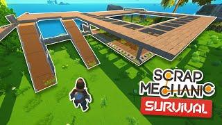 Starting the Survival Base and Ideas! - Scrap Mechanic Survival Mode #22
