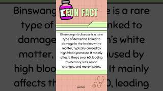  This Rare Disease Causes Memory Loss in Seniors—Have You Heard of It?  #mededtrivia #biology #quiz