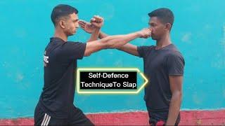 #Best Technique Of Self-Defence To Slap ‍️ Road-Fight Technique.