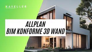 Allplan Tutorial - 3D Wand erstellen und modellieren