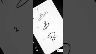 Signature Style Ideas | Letter “B” #signature #howto #logo #handwriting #lettering #easy #viralvideo