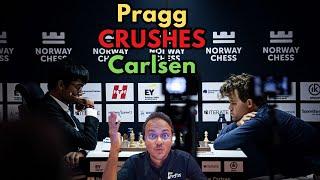 Praggnanandhaa stuns Magnus Carlsen | First win in Classical Chess | Norway Chess 2024