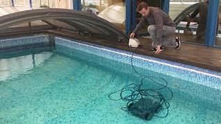 Pool Robot in action - All around your pool at "JuJuJu Aquacenter" in Benissa (Costa Blanca - Spain)