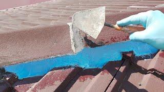 Roof Pointing With Flexible Mortar - DYI My Tips