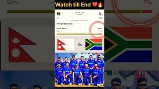 Nepal vs South Africa  || T20 worldcup 2024 #cricket #shortsvideo