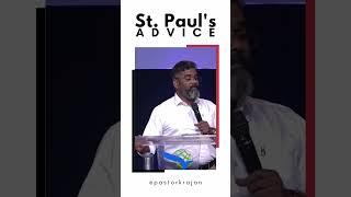 St. Paul's Advice | Pastor Rajan