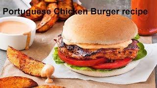 Portuguese Chicken Burger recipe